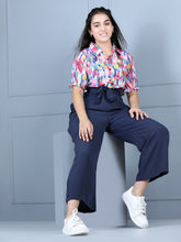 Girls Polyester Abstract Printed Jumpsuit